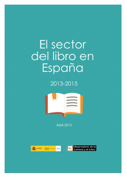 El sector del Libro en España 2013-2015