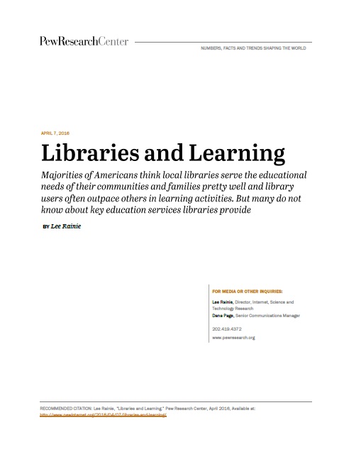 Libraries and Learning