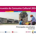 Encuesta de Consumo Cultural 2014. Boletín técnico